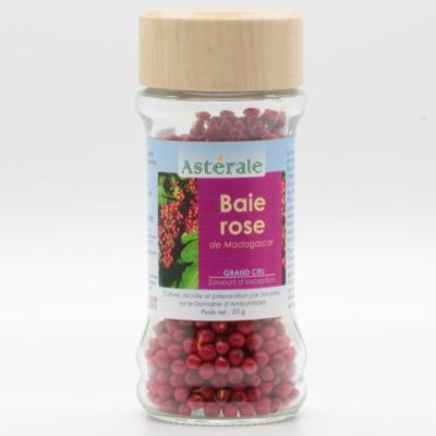 Baie rose 20 gr pot verre NP